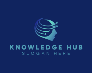 Knowledge Technology Circuit logo design