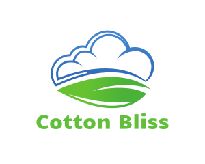 Cotton - Leaf Cloud Park logo design