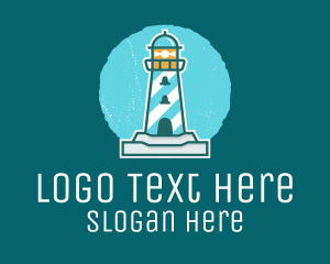 Coast Lighthouse Tower logo design