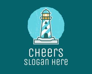 Coast Lighthouse Tower Logo