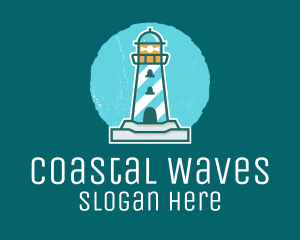 Coast Lighthouse Tower logo design