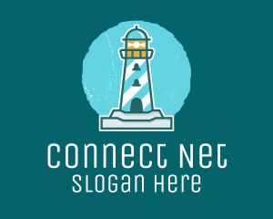 Coast Lighthouse Tower logo design