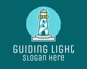 Lighthouse - Coast Lighthouse Tower logo design