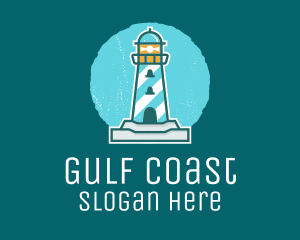 Coast Lighthouse Tower logo design