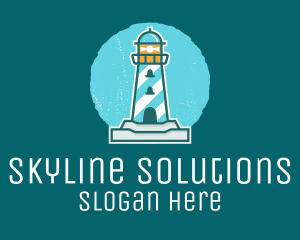 Coast Lighthouse Tower logo design