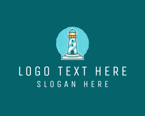 Nautical - Coast Lighthouse Tower logo design