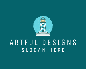 Coast Lighthouse Tower logo design