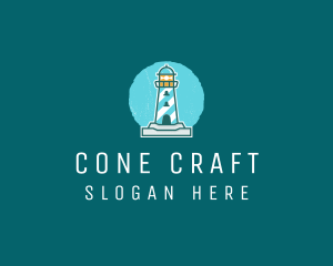 Coast Lighthouse Tower logo design