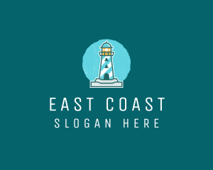 Coast Lighthouse Tower logo design