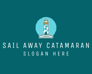 Coast Lighthouse Tower logo design