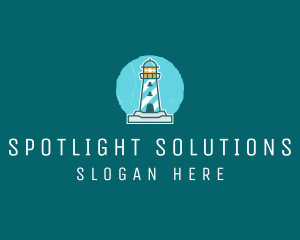 Coast Lighthouse Tower logo design