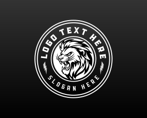 Badge - Lion Predator Gaming logo design