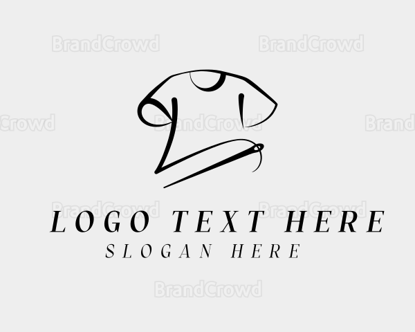 Tshirt Clothing Needle Logo