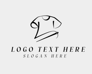 Sewing - Tshirt Clothing Needle logo design