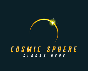 Cosmic Solar Eclipse logo design