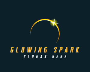 Shine - Cosmic Solar Eclipse logo design