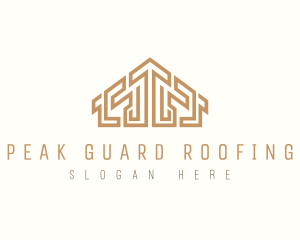 Roof Contractor Roofing logo design