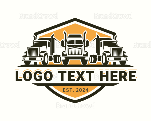 Truck Transport Cargo Logo