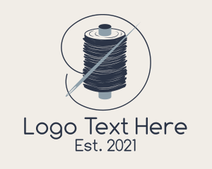 Tailoring - Tailoring Needle Thread logo design