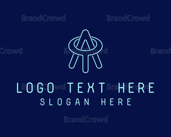 Generic Digital Letter AT Logo