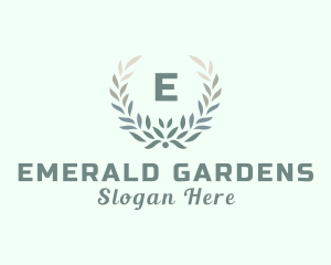 Natural Wreath Wellness Spa logo design