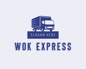 Delivery Truck Express logo design