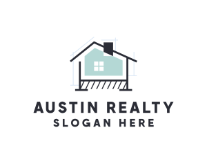 Blueprint House Realty logo design