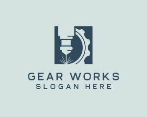 Gear Laser Machinery logo design