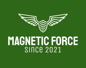 Wing Air Force Badge  logo design
