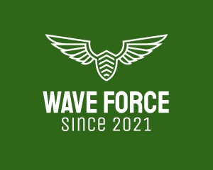 Wing Air Force Badge  logo design