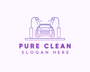 Car Wash Cleaning logo design