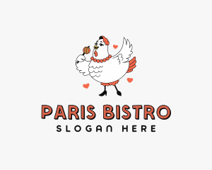 Chicken Sausage Restaurant logo design