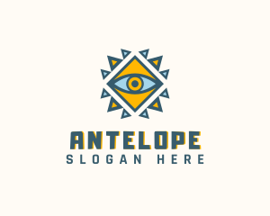 Geometric Ancient Eye Logo