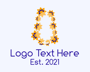 Necklace - Festive Flower Decorations logo design
