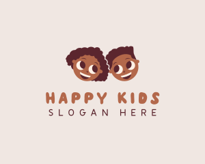 Happy Nursery Children logo design