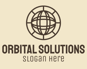 Orb - Brown Global Sphere logo design