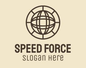 Brown Global Sphere logo design