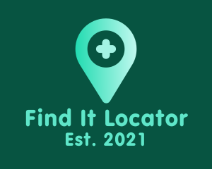 Health c Location Pin logo design