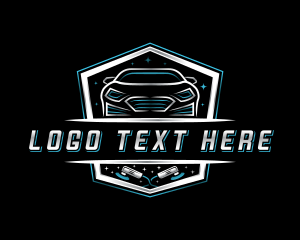 Mechanical - Car Transportation Detailing logo design