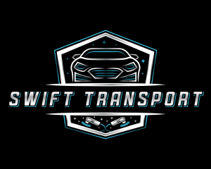 Car Transportation Detailing logo design