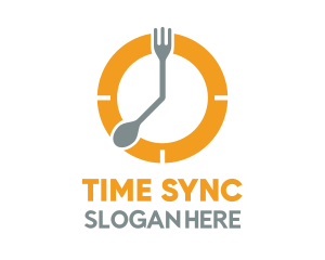 Schedule - Meal Time Clock logo design