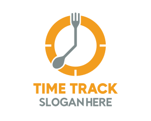 Schedule - Meal Time Clock logo design
