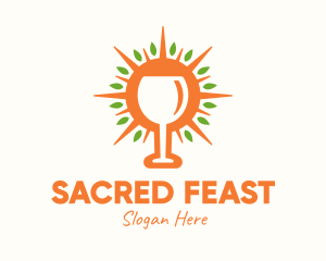 Sunny Eucharist Goblet logo design