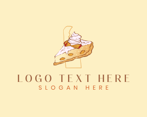 Restaurants - Creamy Peach Pie logo design