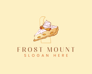 Creamy Peach Pie logo design