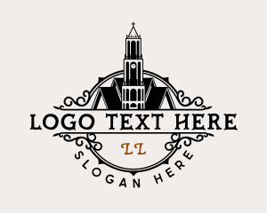 Gothic - Clocktower Gothic Church logo design
