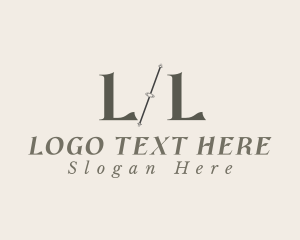 Styling - Fashion Tailoring Stylist logo design