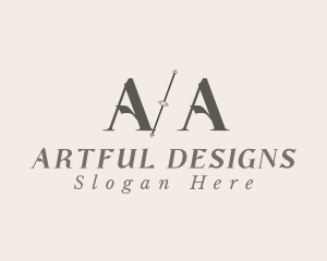 Fashion Tailoring Stylist logo design