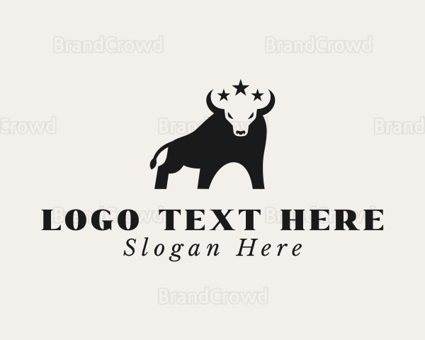Rodeo Bull Stars Logo