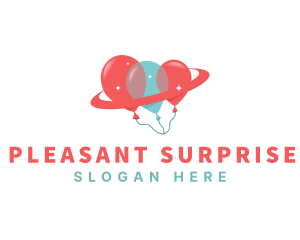 Surprise - Balloon Party Celebration logo design